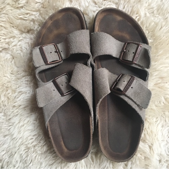 Birkenstock Arizona Sandal Green Leather - Picture 2 of 7